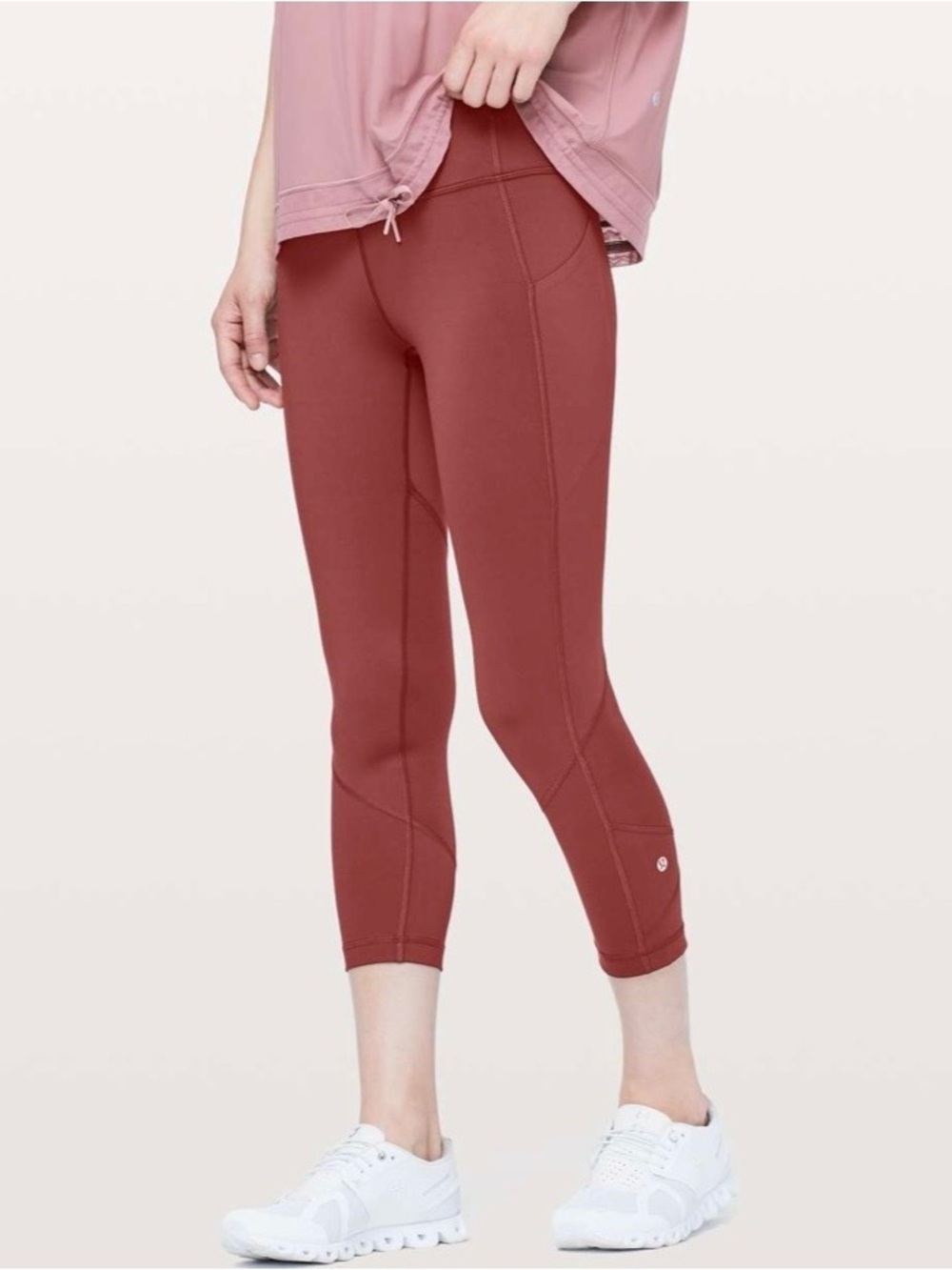 Lululemon Pace Rival Crop 22” Savannah